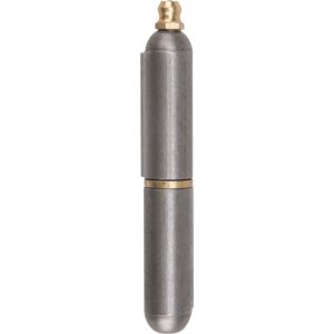 Weld-On Hinge, 0.512" Dia. x 3.15" L, Mild Steel w/Fixed Steel Pin
