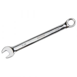 Combination Wrench, 12 Point, 3/8", Chrome Finish