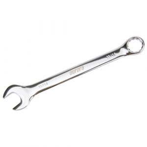 Combination Wrench, 12 Point, 11/16", Chrome Finish