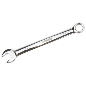 Combination Wrench, 12 Point, 12 mm, Chrome Finish