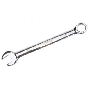 Combination Wrench, 12 Point, 15 mm, Chrome Finish