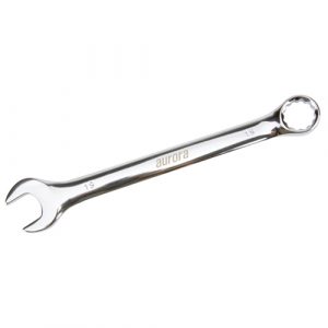 Combination Wrench, 12 Point, 19 mm, Chrome Finish