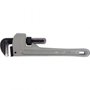 Pipe Wrench, 2" Jaw Capacity, 12" Long, Ergonomic Handle